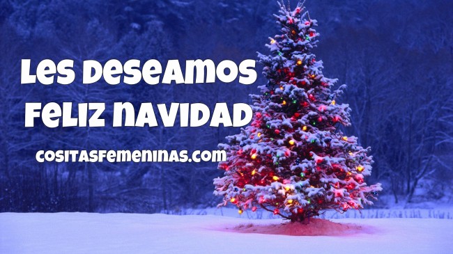 Feliz Navidad les desea Cositasfemeninas.com