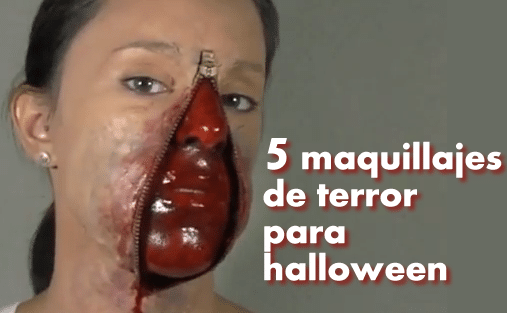 maquillajes de terror para halloween