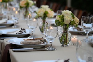 Centros de mesa para una boda