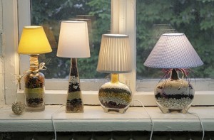 Como elaborar lamparas con materiales reciclables