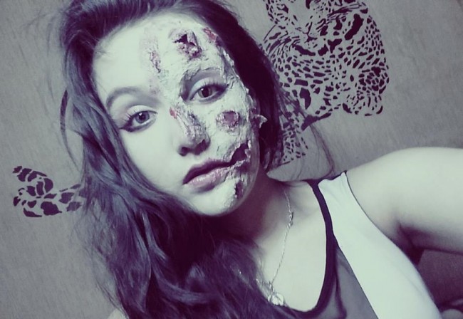 Maquillaje zombie para Halloween
