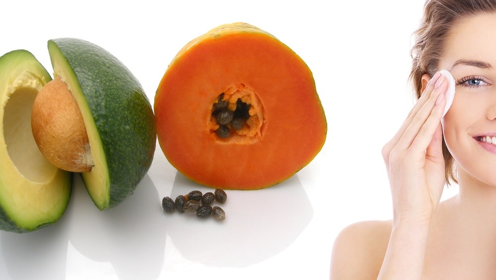 Tratamientos estéticos con papaya y aguacate